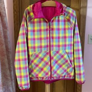 Adidas reversible hooded jacket size medium